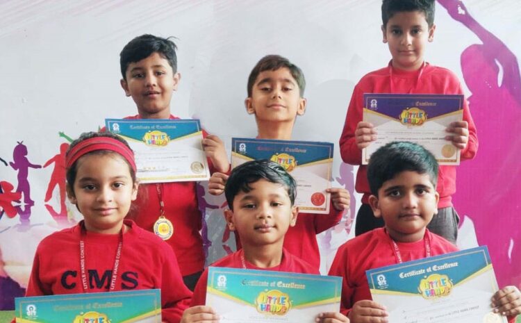  Seven CMS students win Gold Medals in handwriting contest