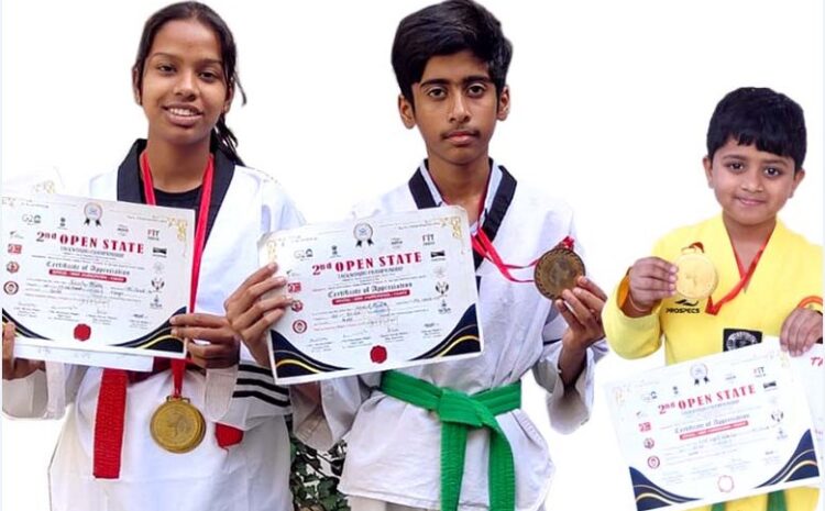  Four Gold Medals for CMS in State Taekwondo Championship