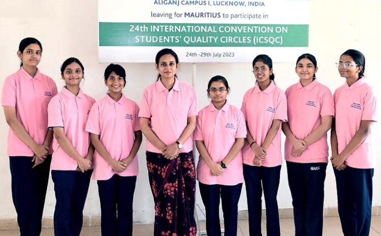  CMS Aliganj team to participate in International Quality Circle Convention in Mauritius