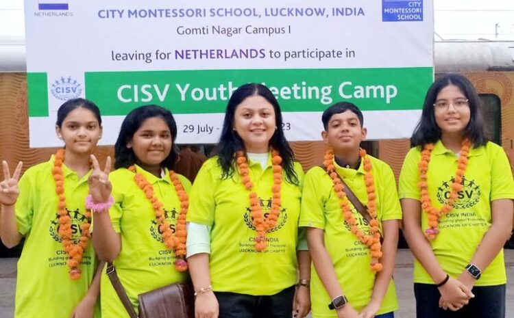  CMS delegation leaves for the Netherlands to attend International Youth Meeting