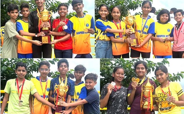  CMS Kanpur Road wins Overall  Championship in Skating Tournament